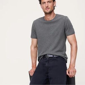 Banana Republic Essential Tee Shirt - Black - Grey